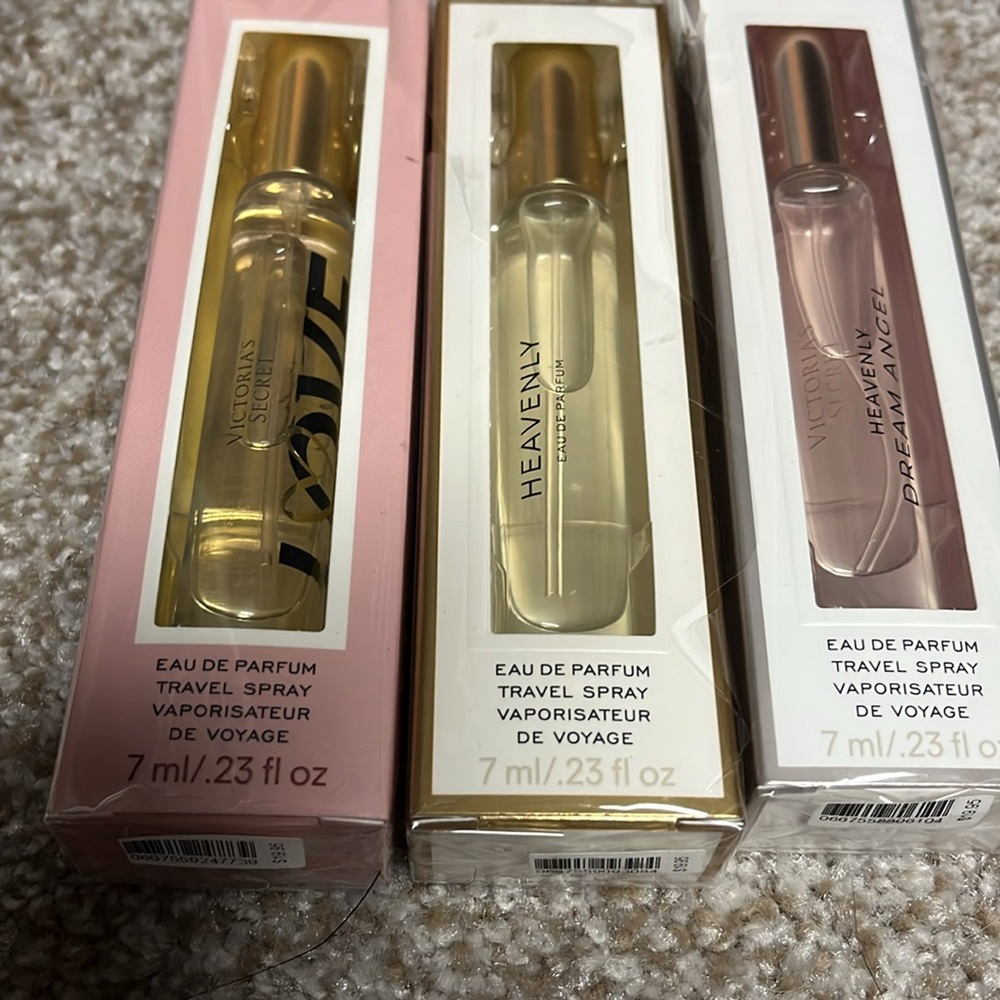 New Victoria's Secret 4 Piece Perfume Fragrance Set Love Heavenly Dream Angel - Picture 5 of 5